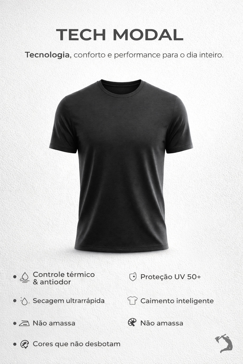 Camiseta - Tech Modal - Chumbo - Imagem 3